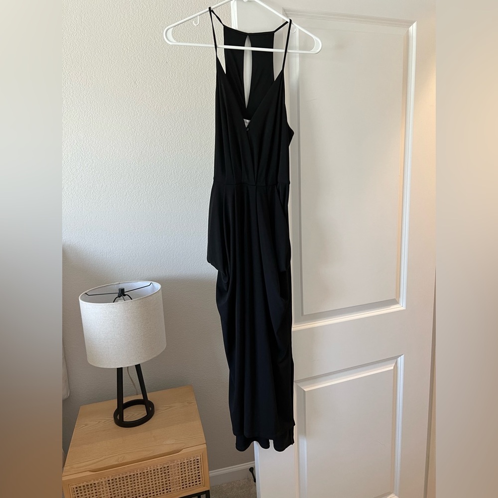 BCBG midi black dress